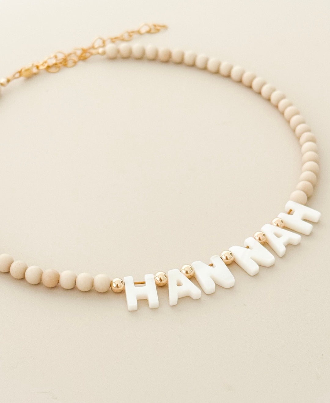 Personalized Kids Name Necklace – Custom Beaded Toddler &amp; Girls Necklace
