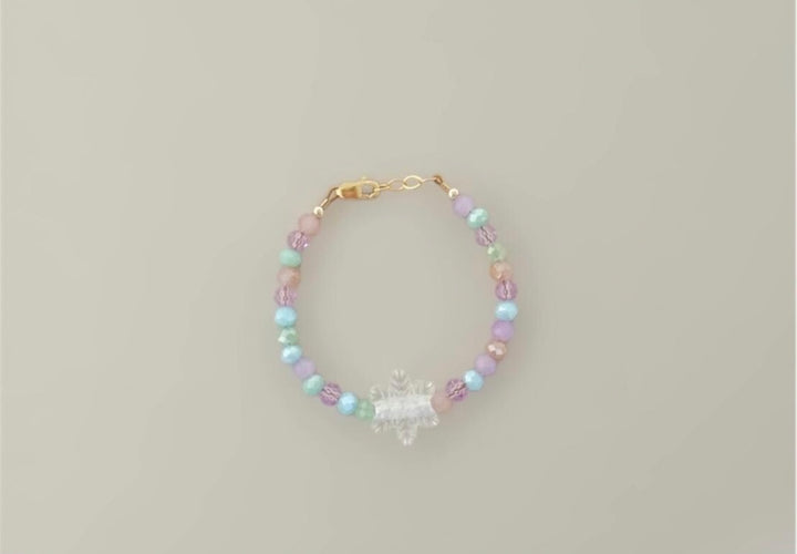 Snowflake winter beaded bracelets