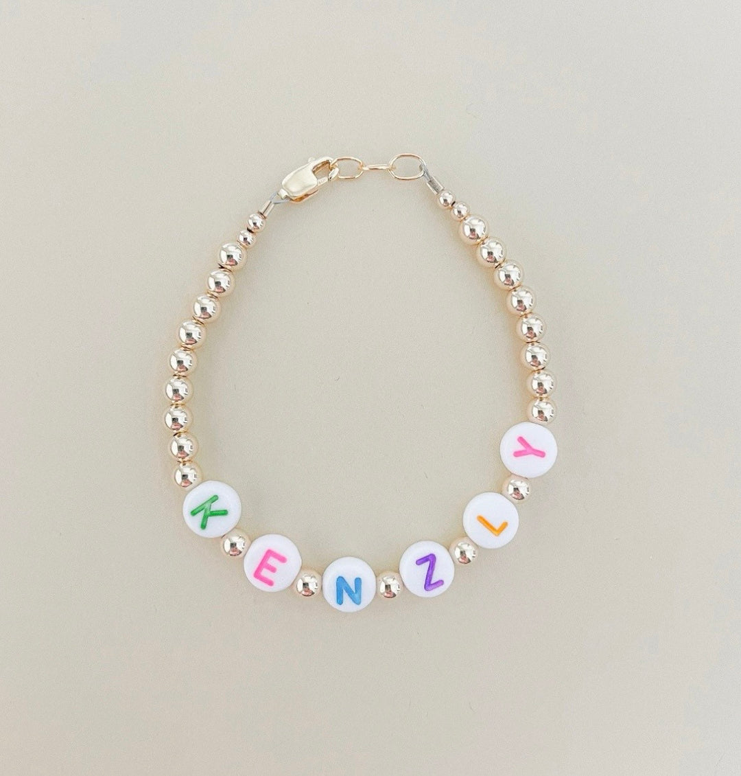 Custom 4mm Gold-Filled Name Bracelet | Dainty Personalized Jewelry | Handmade Gift for Her