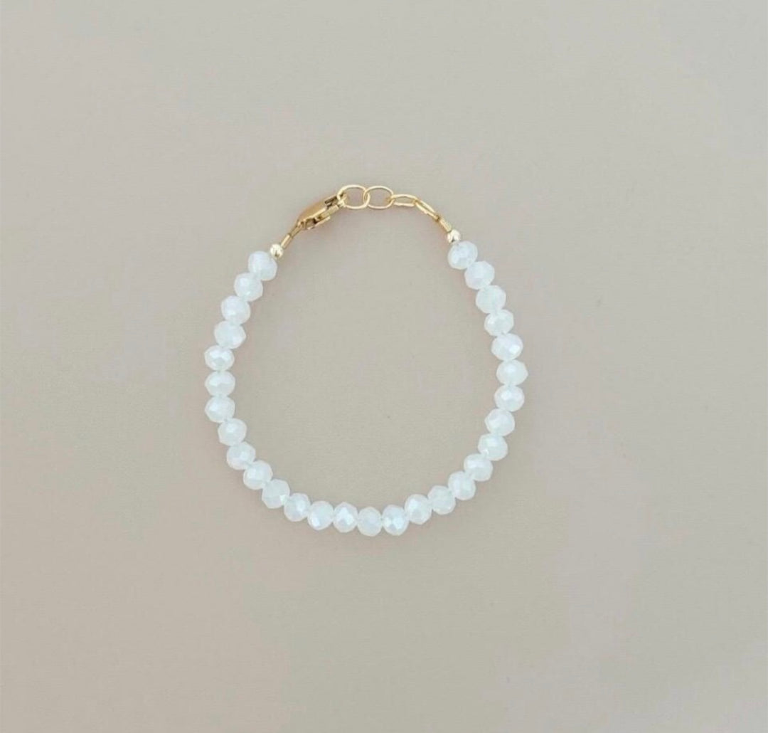 Snowflake winter beaded bracelets