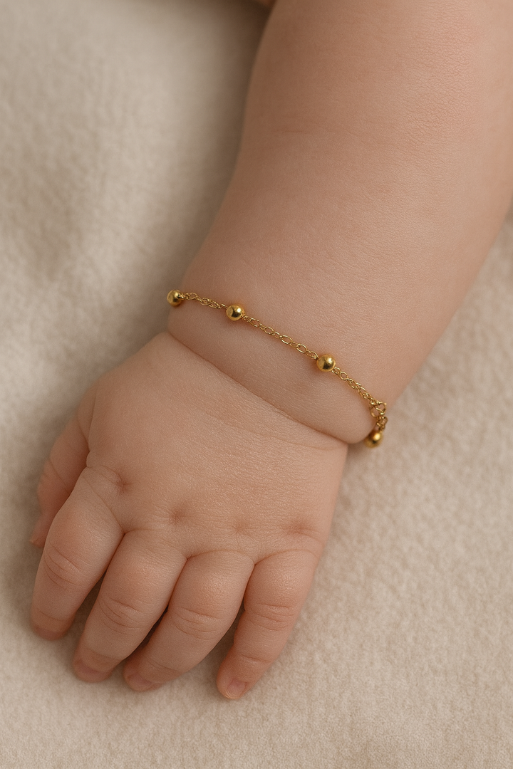 14k Gold-Filled Mom & Me Chain Bracelet | Matching Gold Link Jewelry | Mother Daughter Bracelet Set