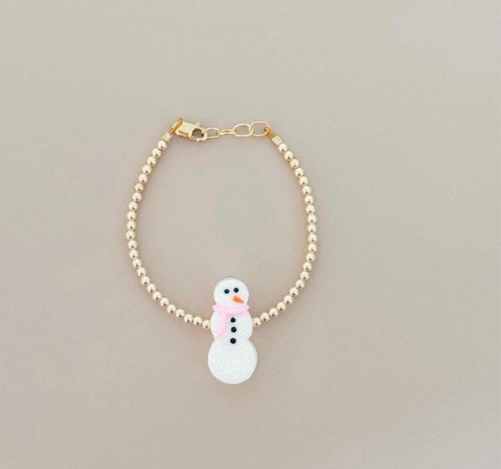 Snowflake winter beaded bracelets