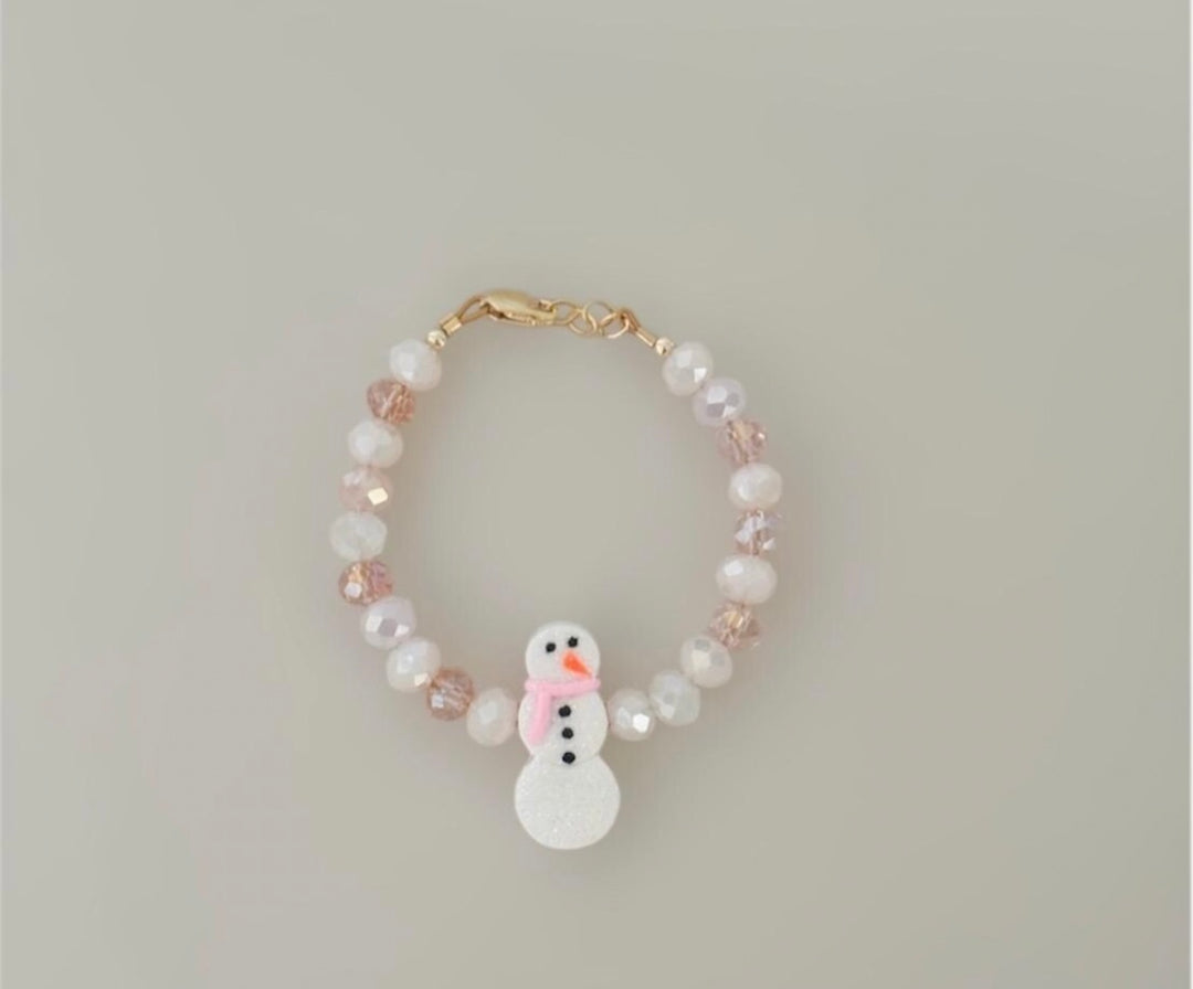 Snowflake winter beaded bracelets