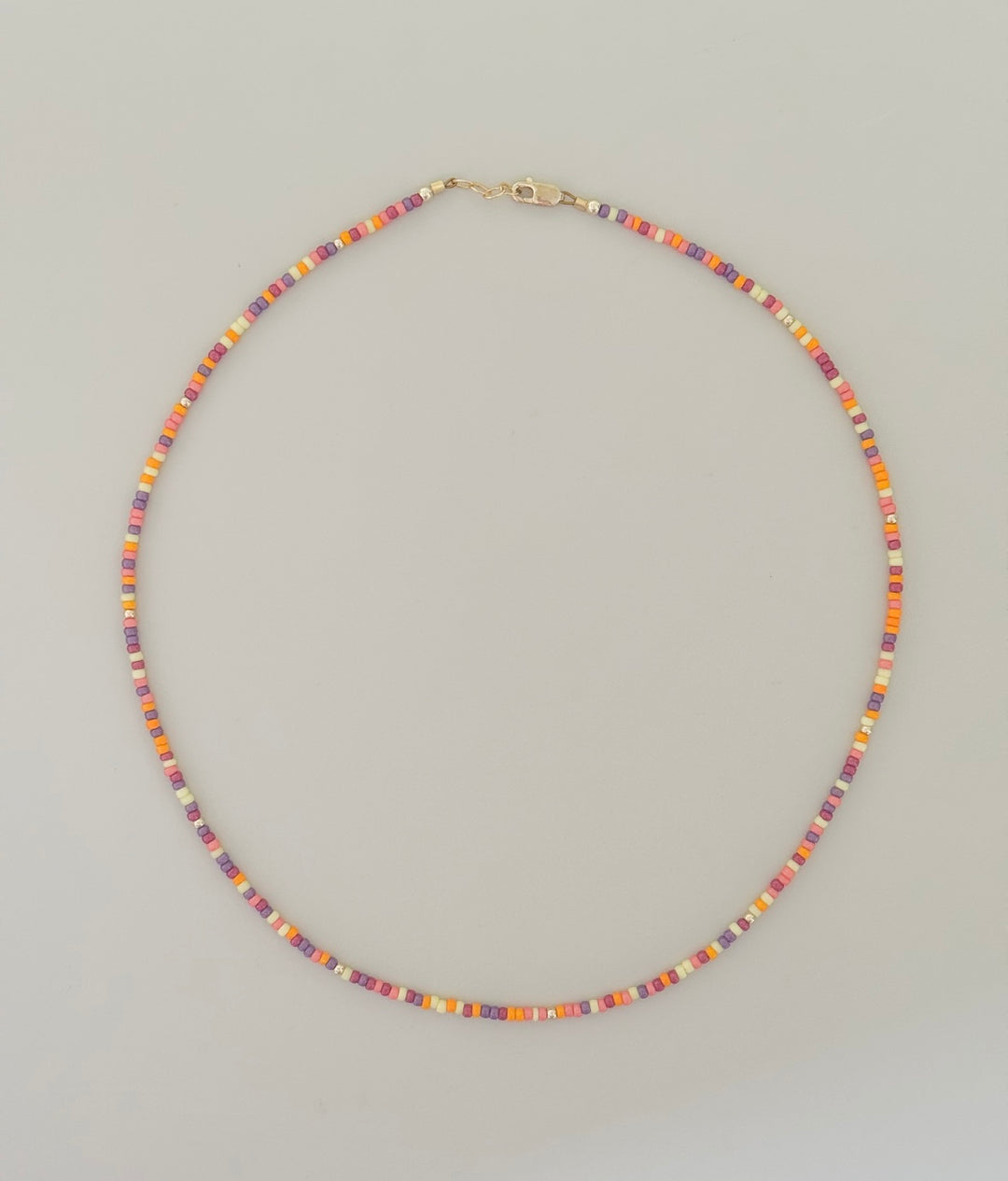 Endless summer beaded necklace