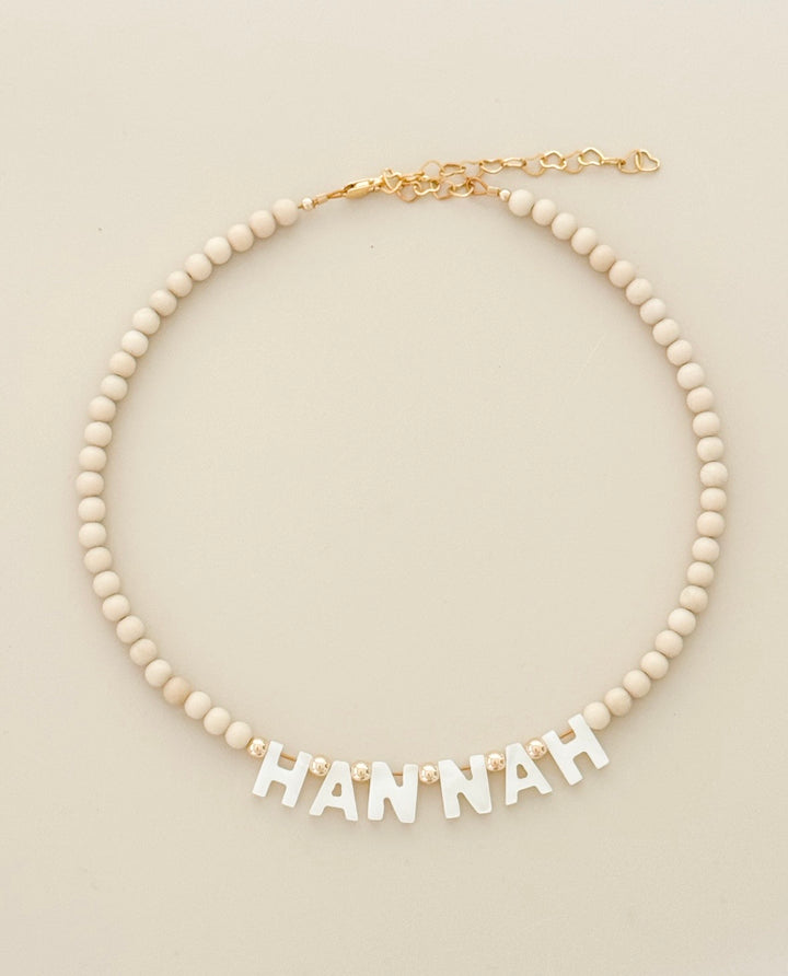 Personalized Kids Name Necklace – Custom Beaded Toddler &amp; Girls Necklace