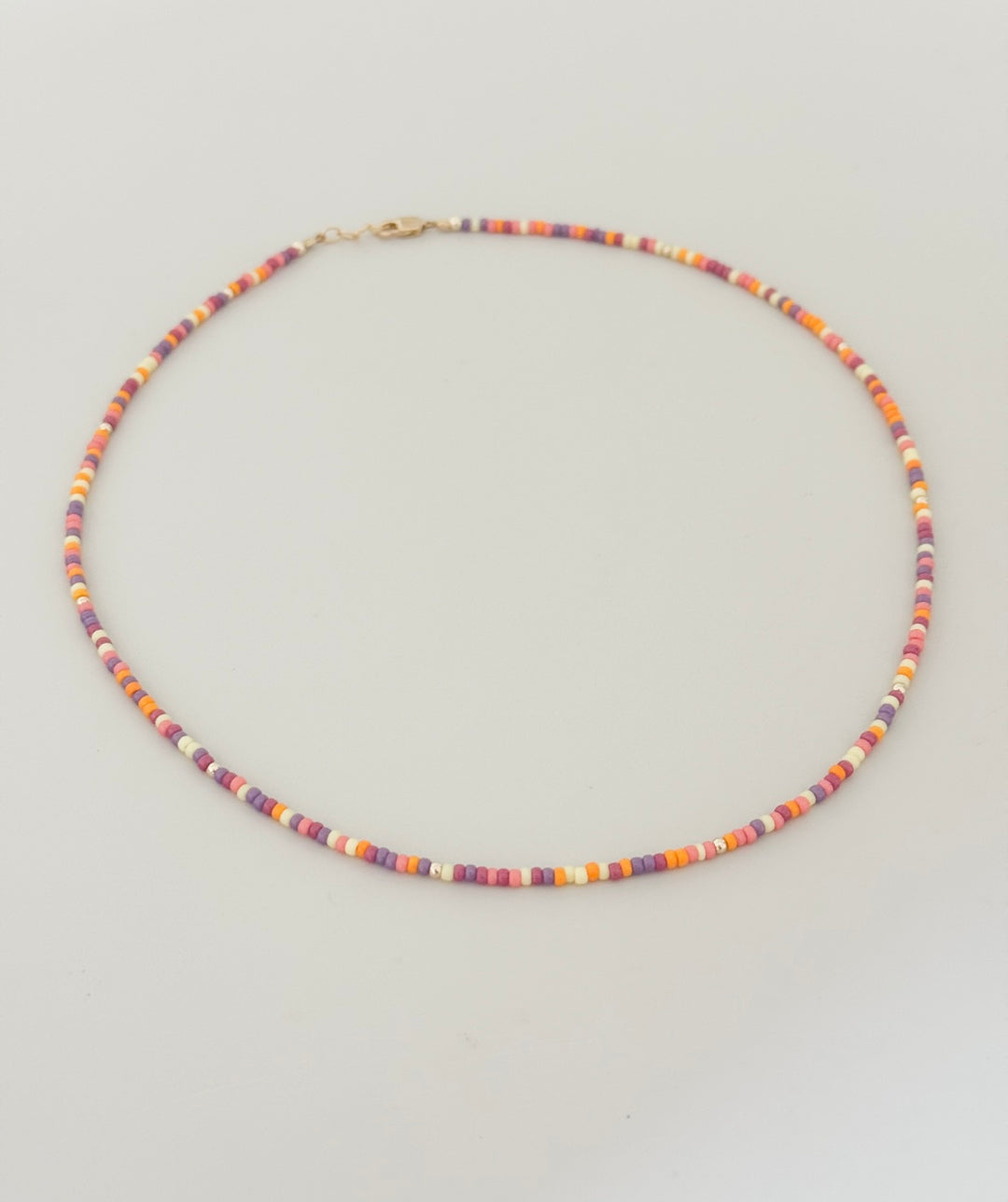 Endless summer beaded necklace