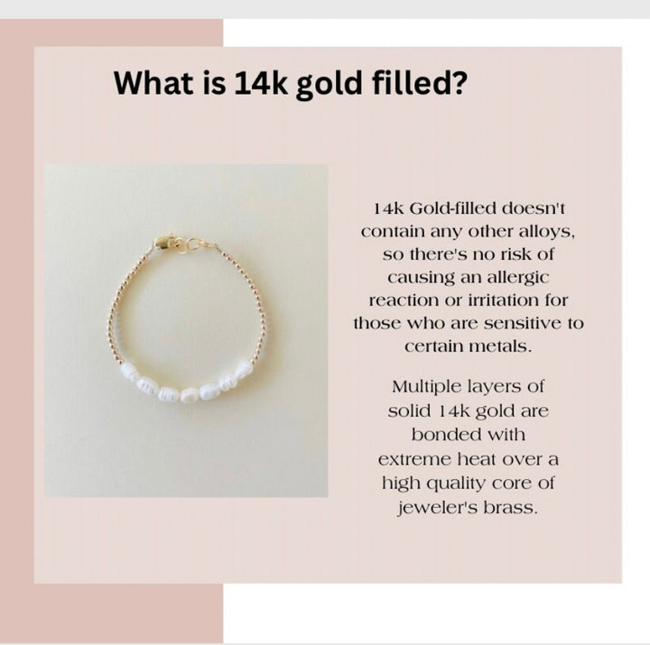 14k gold filled cross bracelet for all ages