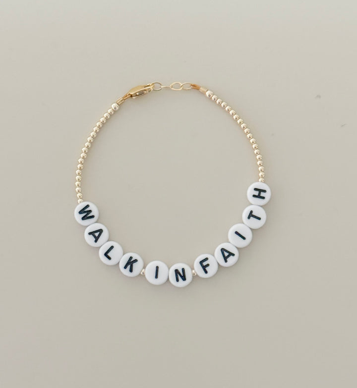 14k gold filled religious Christian bracelets