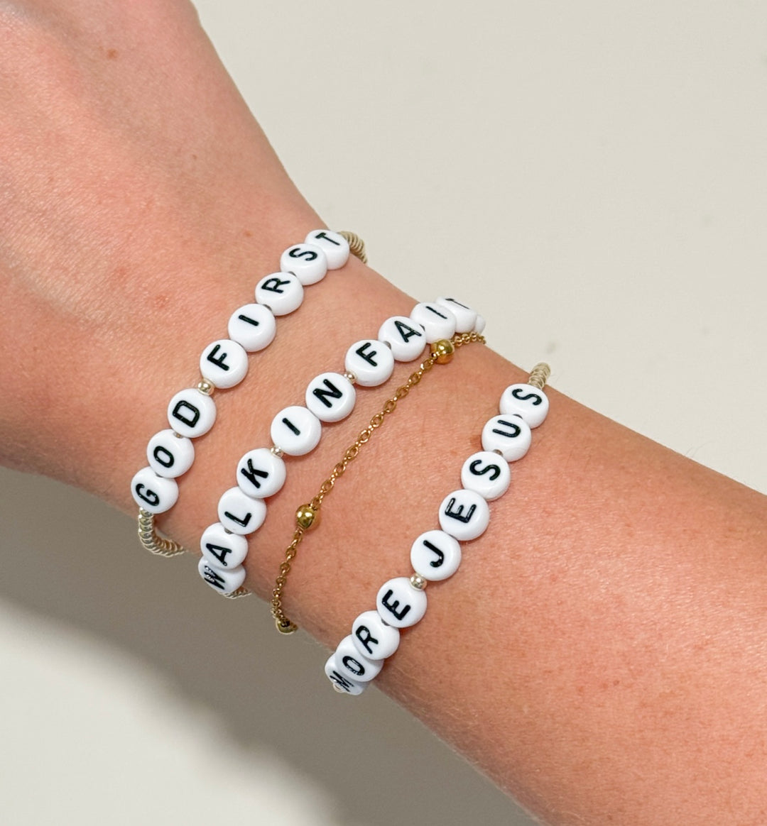 14k gold filled religious Christian bracelets