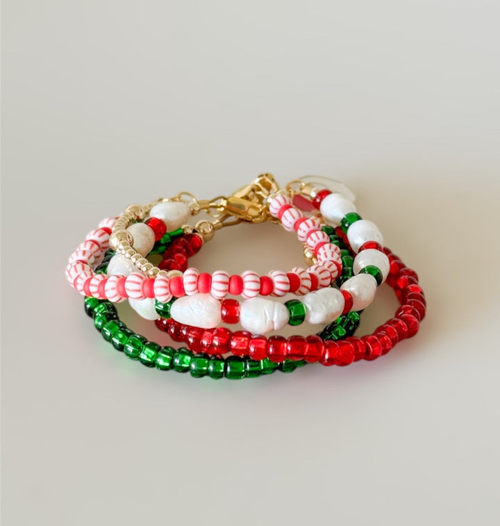 Classic Christmas bracelets