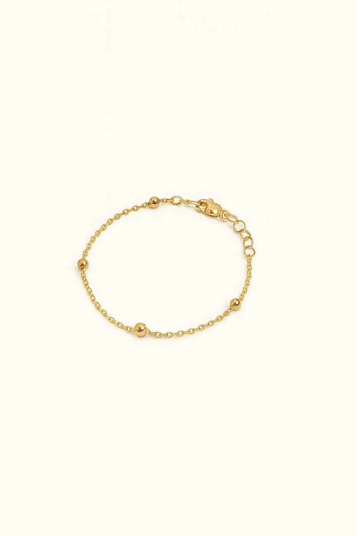 14k Gold-Filled Mom & Me Chain Bracelet | Matching Gold Link Jewelry | Mother Daughter Bracelet Set