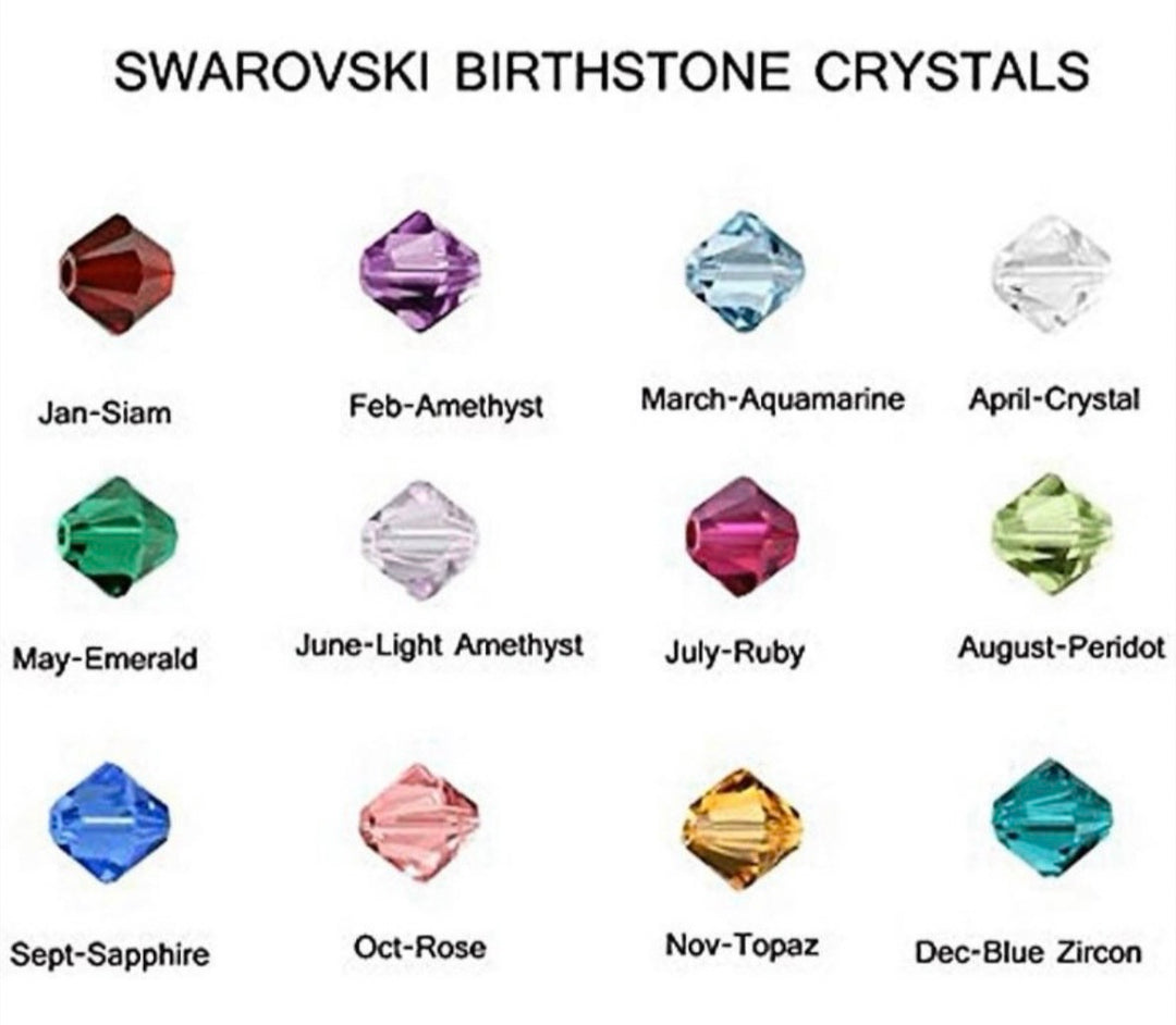 14k gold filled Swarovski birthstone bracelet