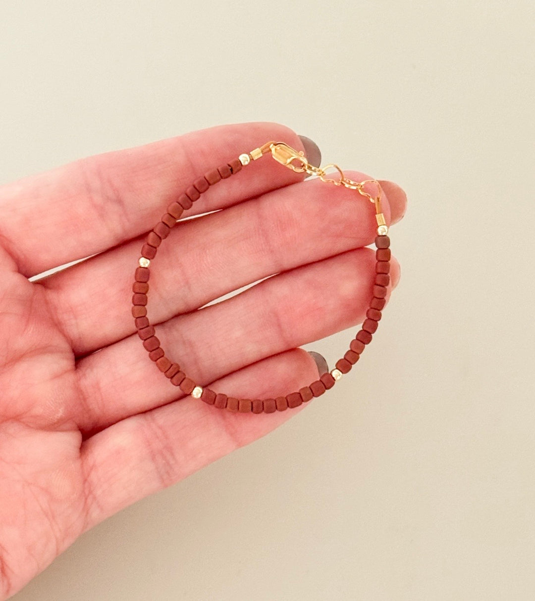 Boho Matte Brown Bracelet