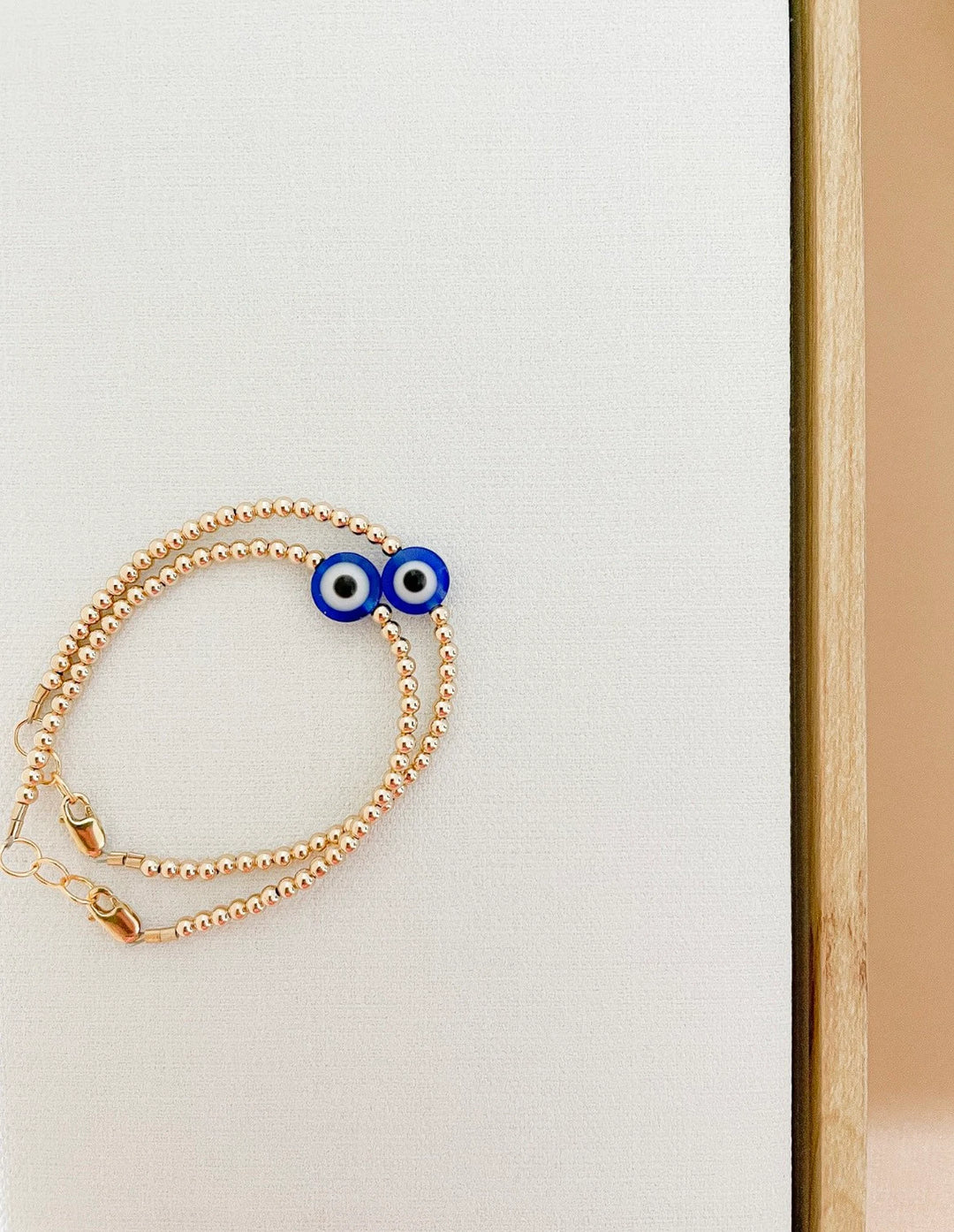 Evil Eye Gold-Filled Bracelet – 14k Gold-Filled, Hypoallergenic &amp; Handmade in the USA