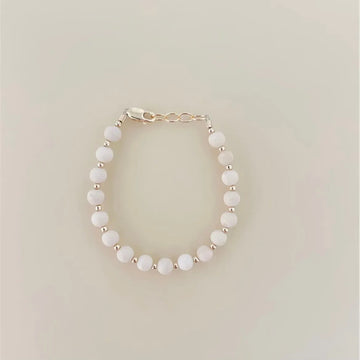Tan & gold layer bracelet