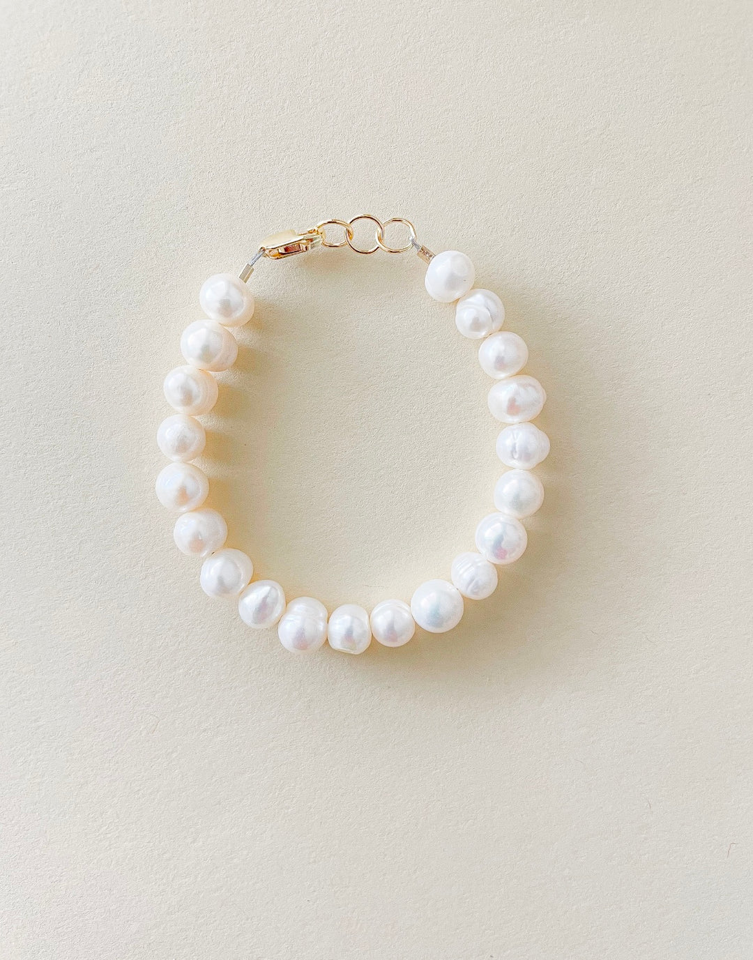 14k gold filled fresh water pearl bracelet baby/toddlers