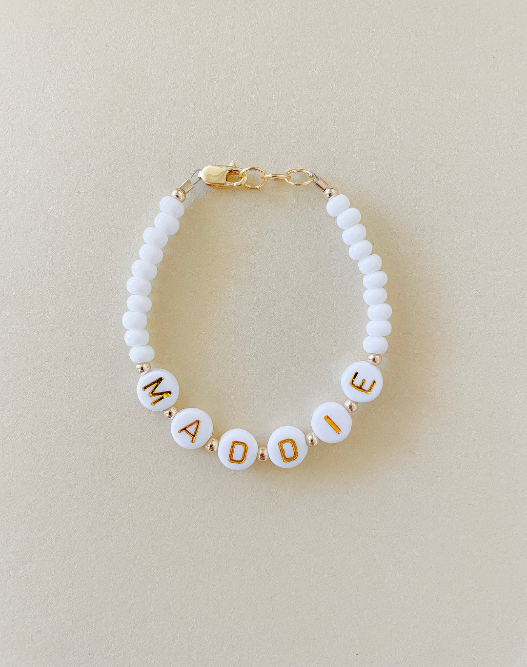 14k Gold filled personalized baby name bracelet